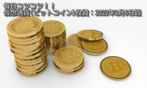 【毎日積立】ビットコイン運用実績(2022年3月6日週)